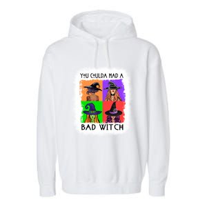 You Coulda Had A Bad Witch Halloween Basic Witch Lover Funny Cool Gift Garment-Dyed Fleece Hoodie