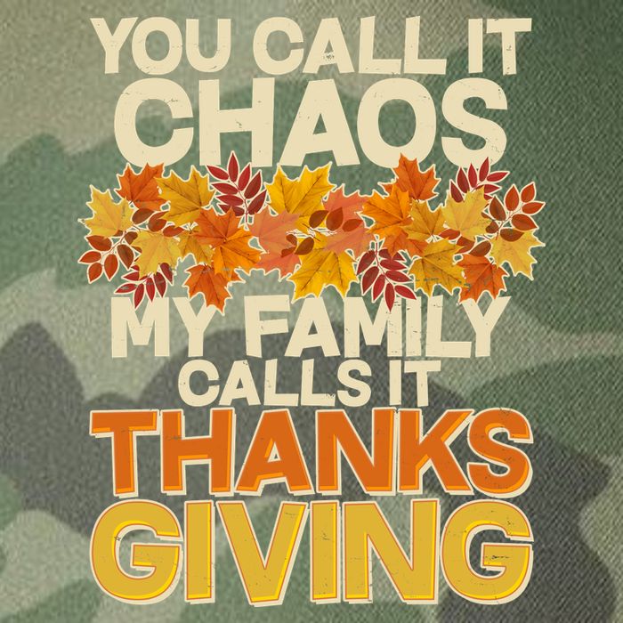 You Call It Chaos My Family Calls It Thanksgiving Legacy Tie Dye Trucker Hat