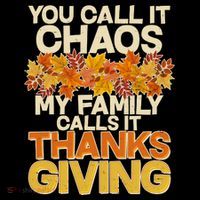 You Call It Chaos My Family Calls It Thanksgiving Youth Performance Sprint T-Shirt