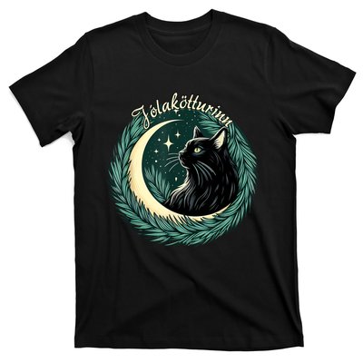 Yule Cat Jolakotturinn Icelandic Christmas Cat Love Feline T-Shirt