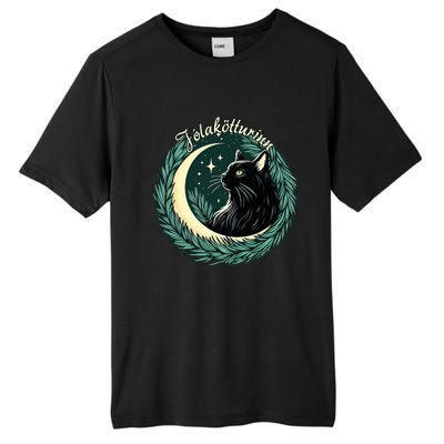 Yule Cat Jolakotturinn Icelandic Christmas Cat Love Feline  Tall Fusion ChromaSoft Performance T-Shirt