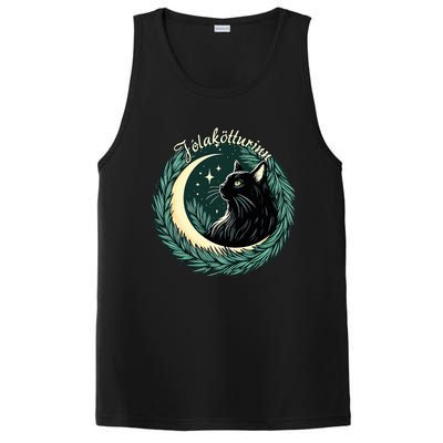 Yule Cat Jolakotturinn Icelandic Christmas Cat Love Feline  PosiCharge Competitor Tank