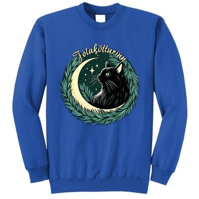 Yule Cat Jolakotturinn Icelandic Christmas Cat Love Feline  Sweatshirt