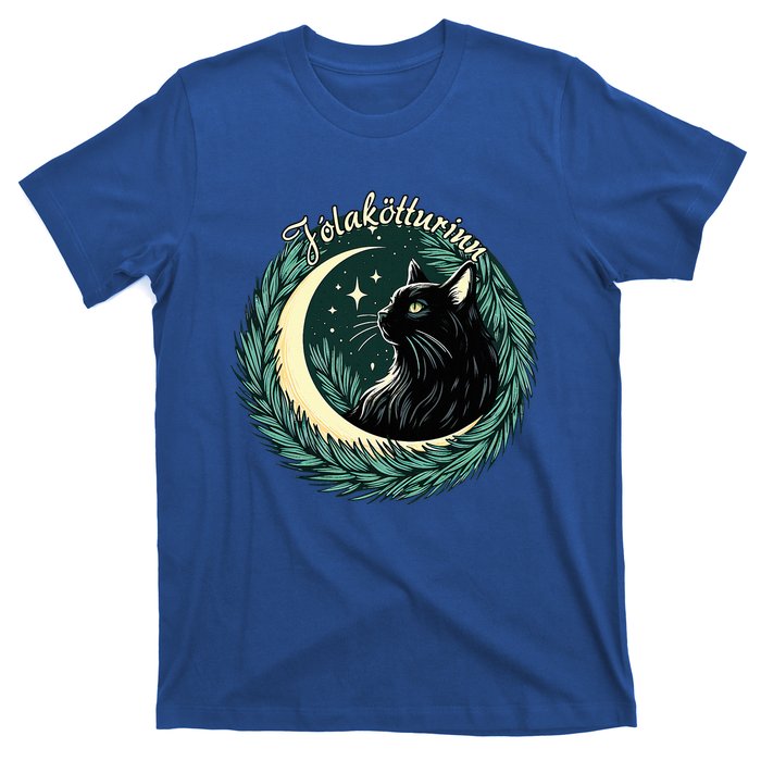 Yule Cat Jolakotturinn Icelandic Christmas Cat Love Feline  T-Shirt