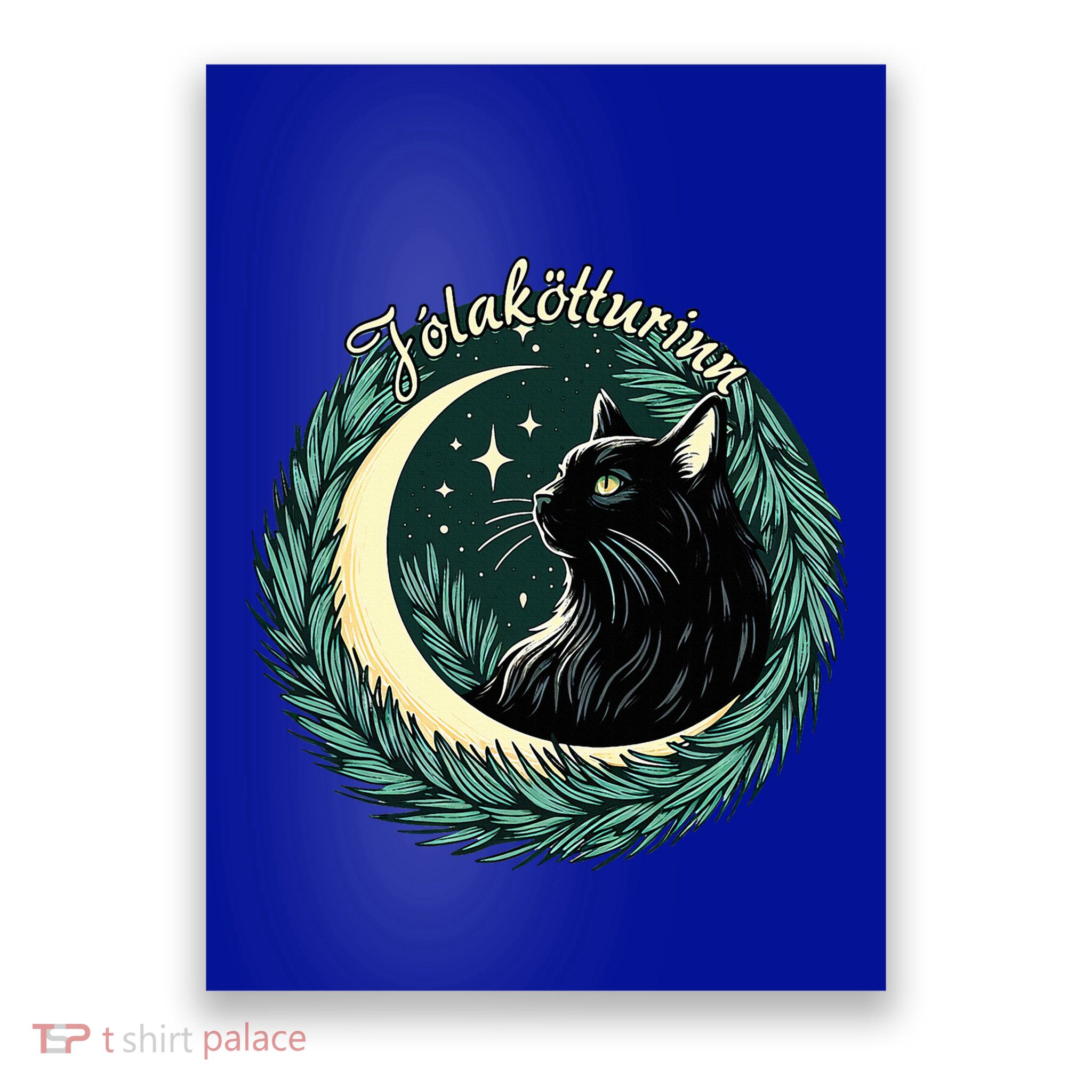 Yule Cat Jolakotturinn Icelandic Christmas Cat Love Feline  Poster