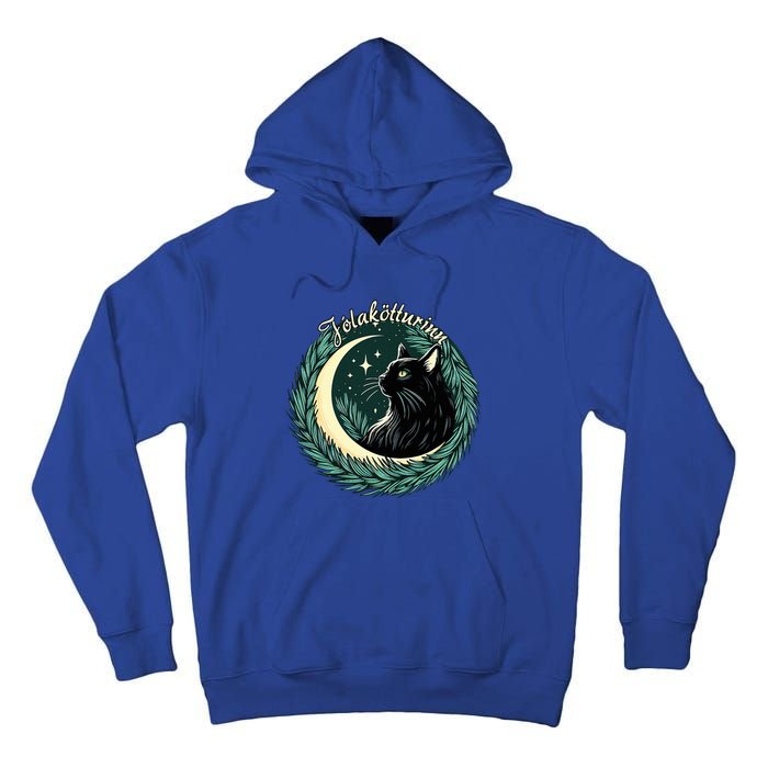 Yule Cat Jolakotturinn Icelandic Christmas Cat Love Feline  Tall Hoodie