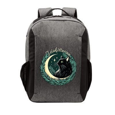 Yule Cat Jolakotturinn Icelandic Christmas Cat Love Feline  Vector Backpack