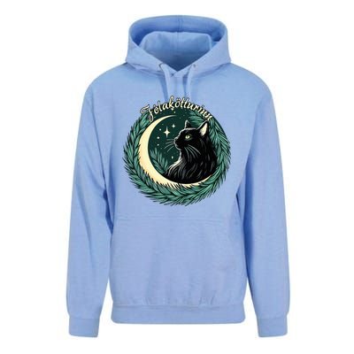 Yule Cat Jolakotturinn Icelandic Christmas Cat Love Feline  Unisex Surf Hoodie