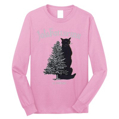 Yule Cat Jolakotturinn Icelandic Christmas Cat Long Sleeve Shirt