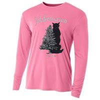 Yule Cat Jolakotturinn Icelandic Christmas Cat Cooling Performance Long Sleeve Crew