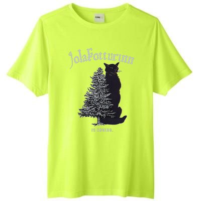 Yule Cat Jolakotturinn Icelandic Christmas Cat Tall Fusion ChromaSoft Performance T-Shirt