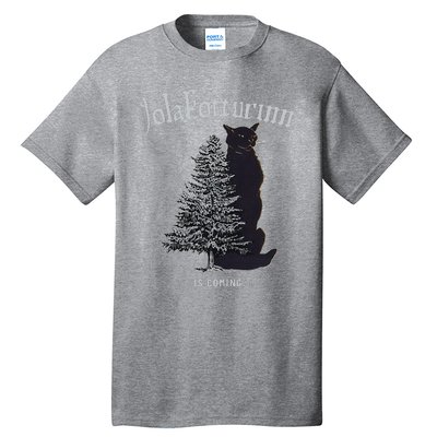 Yule Cat Jolakotturinn Icelandic Christmas Cat Tall T-Shirt