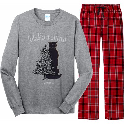 Yule Cat Jolakotturinn Icelandic Christmas Cat Long Sleeve Pajama Set