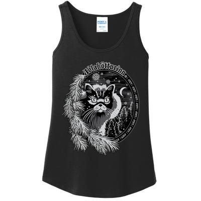 Yule Cat Jolakotturinn Icelandic Christmas Cat Ladies Essential Tank