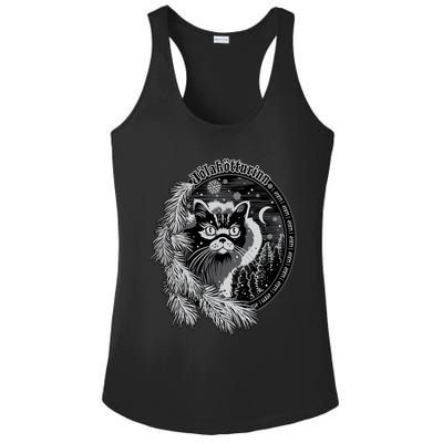 Yule Cat Jolakotturinn Icelandic Christmas Cat Ladies PosiCharge Competitor Racerback Tank