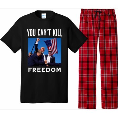 You CanT Kill Freedom Trump Shot Pajama Set