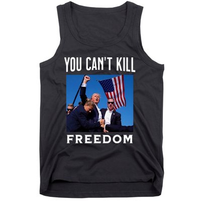 You CanT Kill Freedom Trump Shot Tank Top