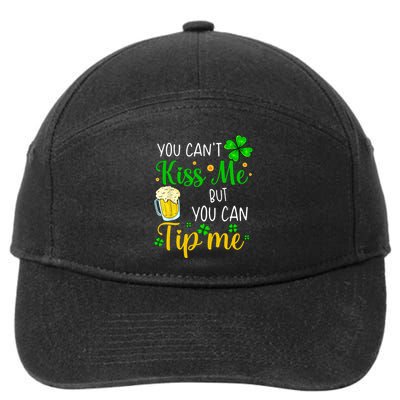 You Can't Kiss Me But You Can Tip Me St Patrick's Day 7-Panel Snapback Hat