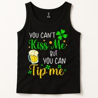 You Can't Kiss Me But You Can Tip Me St Patrick's Day Tank Top