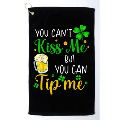 You Can't Kiss Me But You Can Tip Me St Patrick's Day Golf Towel