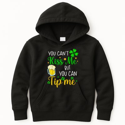 You Can't Kiss Me But You Can Tip Me St Patrick's Day Kids Hoodie