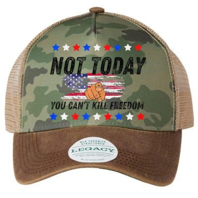 You CanT Kill Freedom Premium Legacy Tie Dye Trucker Hat