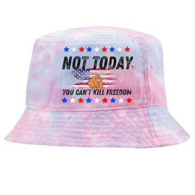 You CanT Kill Freedom Premium Tie-Dyed Bucket Hat