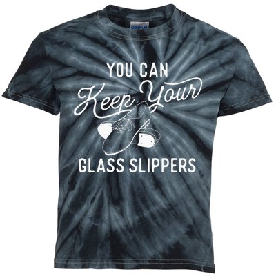 You Can Keep Your Glass Slippers Tap Dancing Tap Dancer Kids Tie-Dye T-Shirt