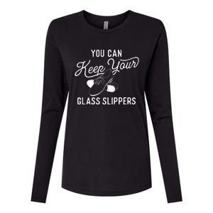 You Can Keep Your Glass Slippers Tap Dancing Tap Dancer Womens Cotton Relaxed Long Sleeve T-Shirt