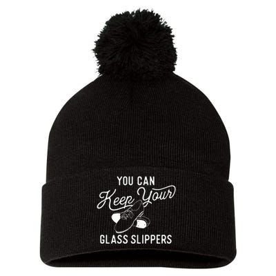 You Can Keep Your Glass Slippers Tap Dancing Tap Dancer Pom Pom 12in Knit Beanie