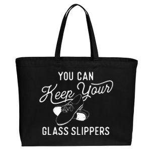 You Can Keep Your Glass Slippers Tap Dancing Tap Dancer Cotton Canvas Jumbo Tote