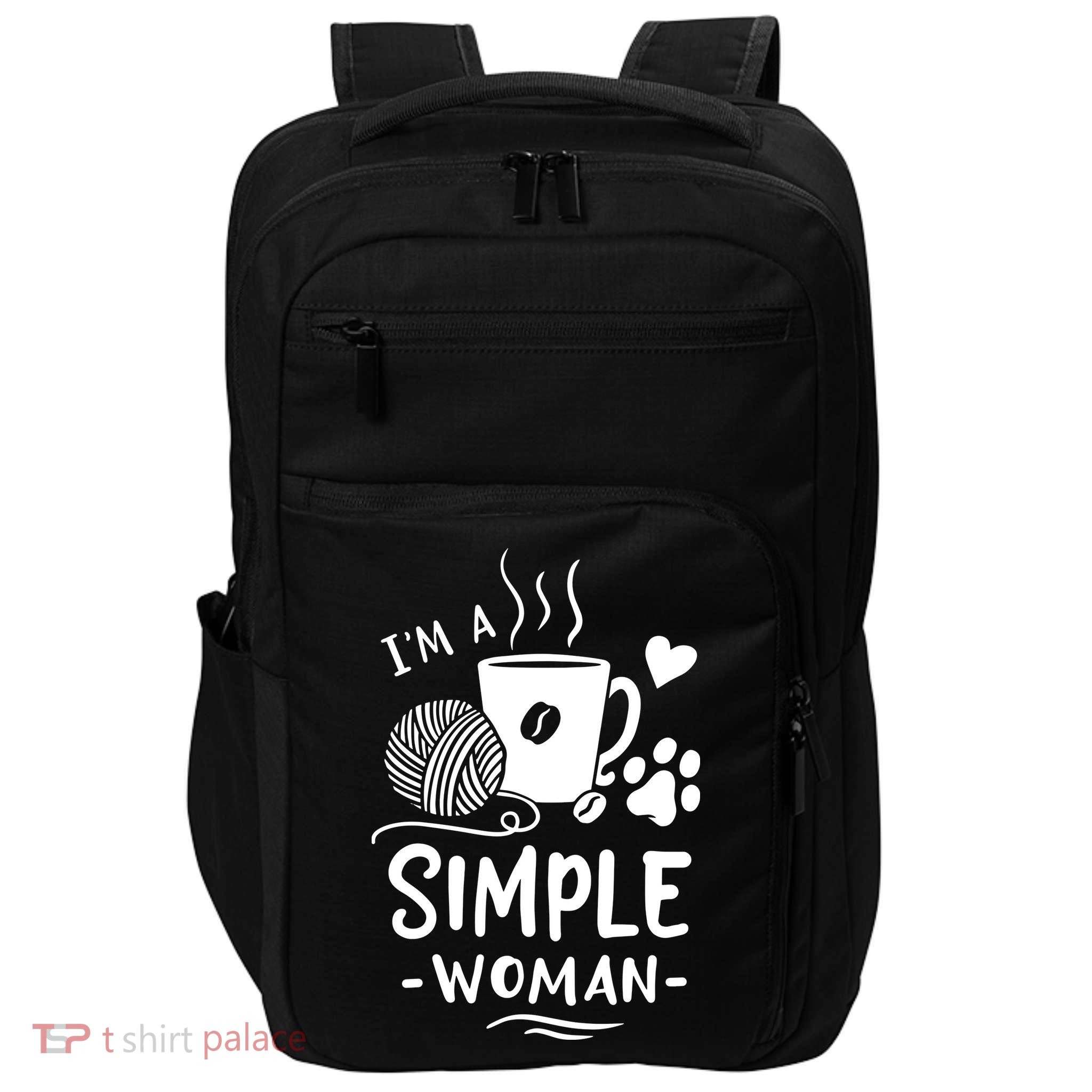 Yarn Crocheting Knitting Impact Tech Backpack