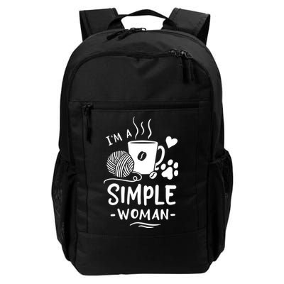 Yarn Crocheting Knitting Backpack