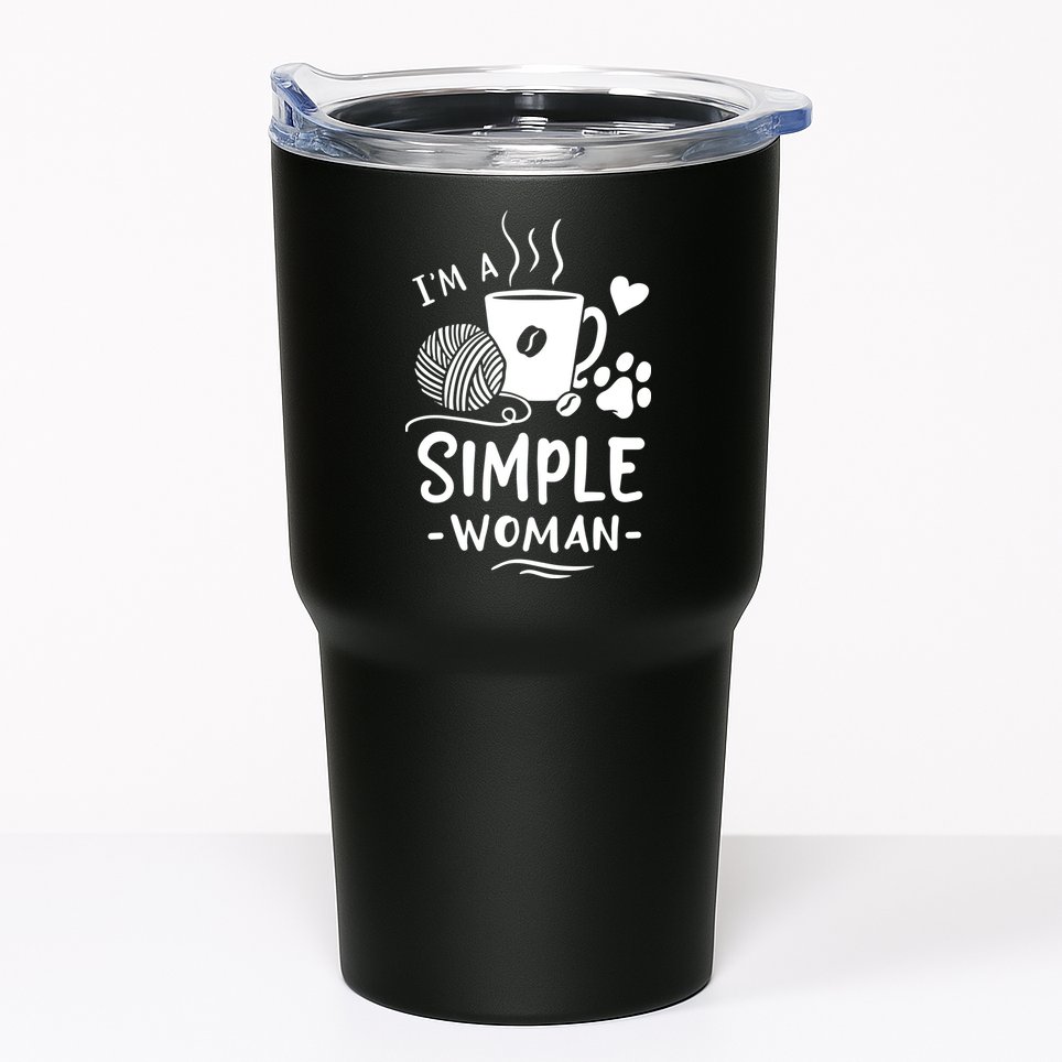 Yarn Crocheting Knitting Tumbler