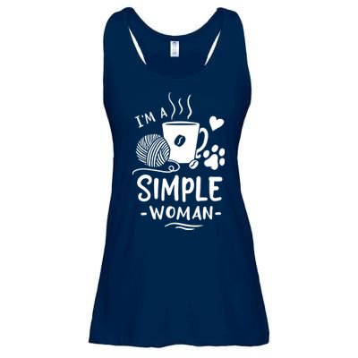 Yarn Crocheting Knitting Ladies Essential Flowy Tank