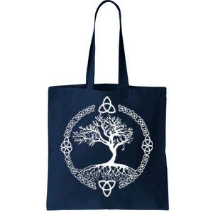 Yggdrasill Celtic Knot Tote Bag