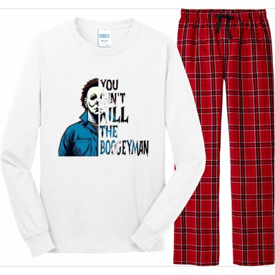 You Cant Kill The Boogeyman Movie Killers Horror Myers Halloween Long Sleeve Pajama Set