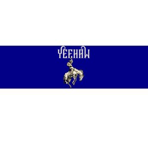 Yeehaw Cowboy Lover Rodeo Western Horse Rider Bumper Sticker