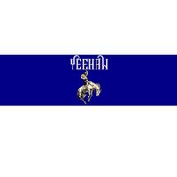 Yeehaw Cowboy Lover Rodeo Western Horse Rider Bumper Sticker