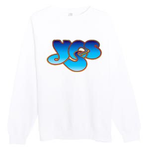 Yes Classic Logo Premium Crewneck Sweatshirt