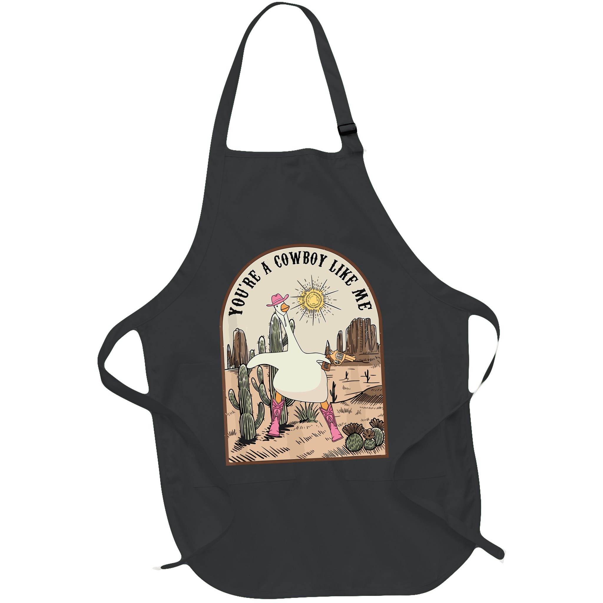 Youre Cowboys Like Me Pink Cowgirl Duck Apron