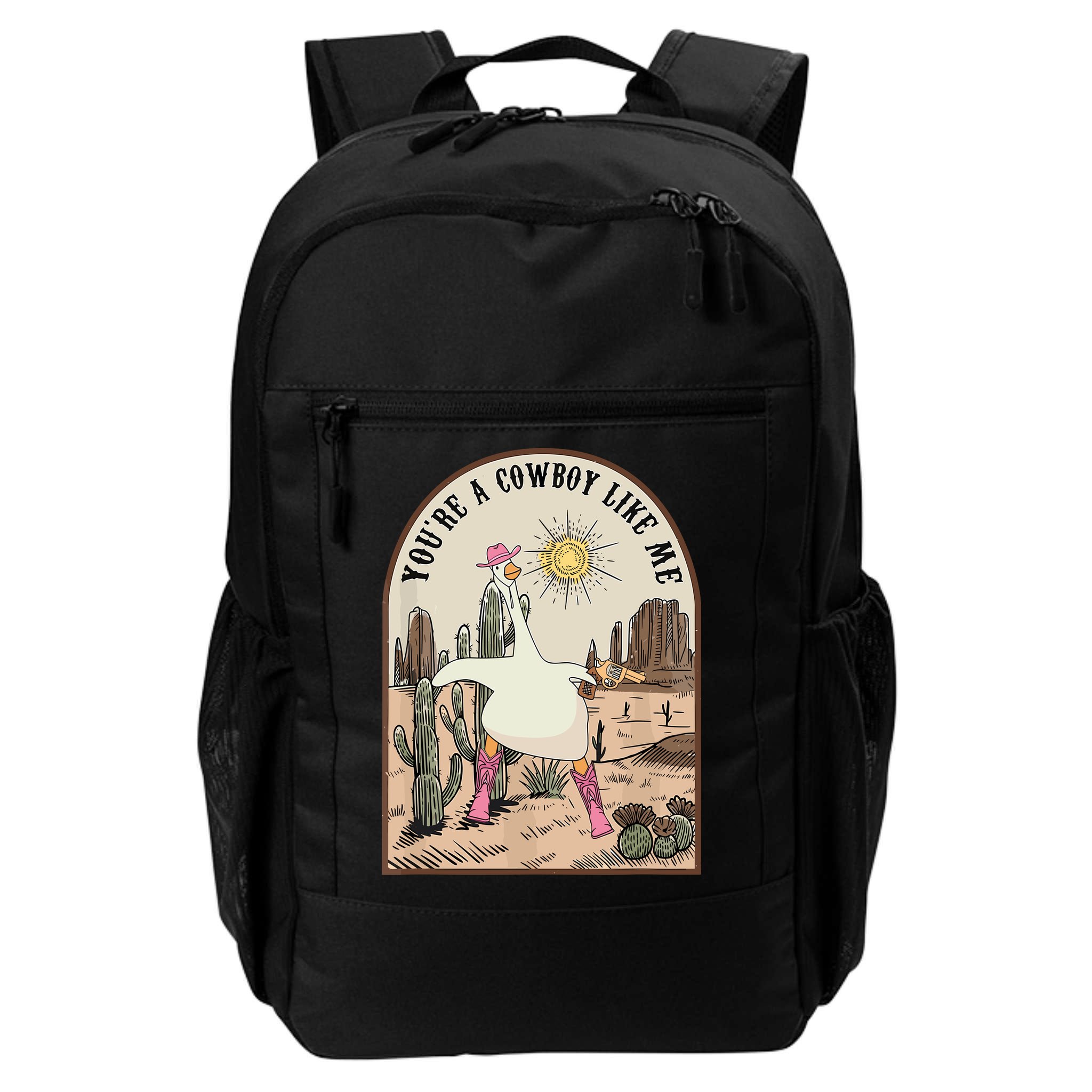 Youre Cowboys Like Me Pink Cowgirl Duck Backpack