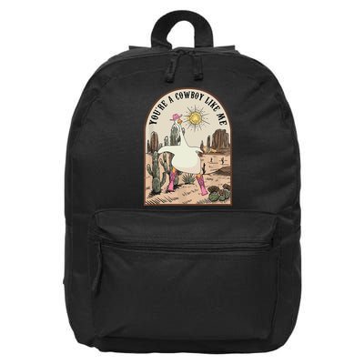Youre Cowboys Like Me Pink Cowgirl Duck 16 in Basic Backpack
