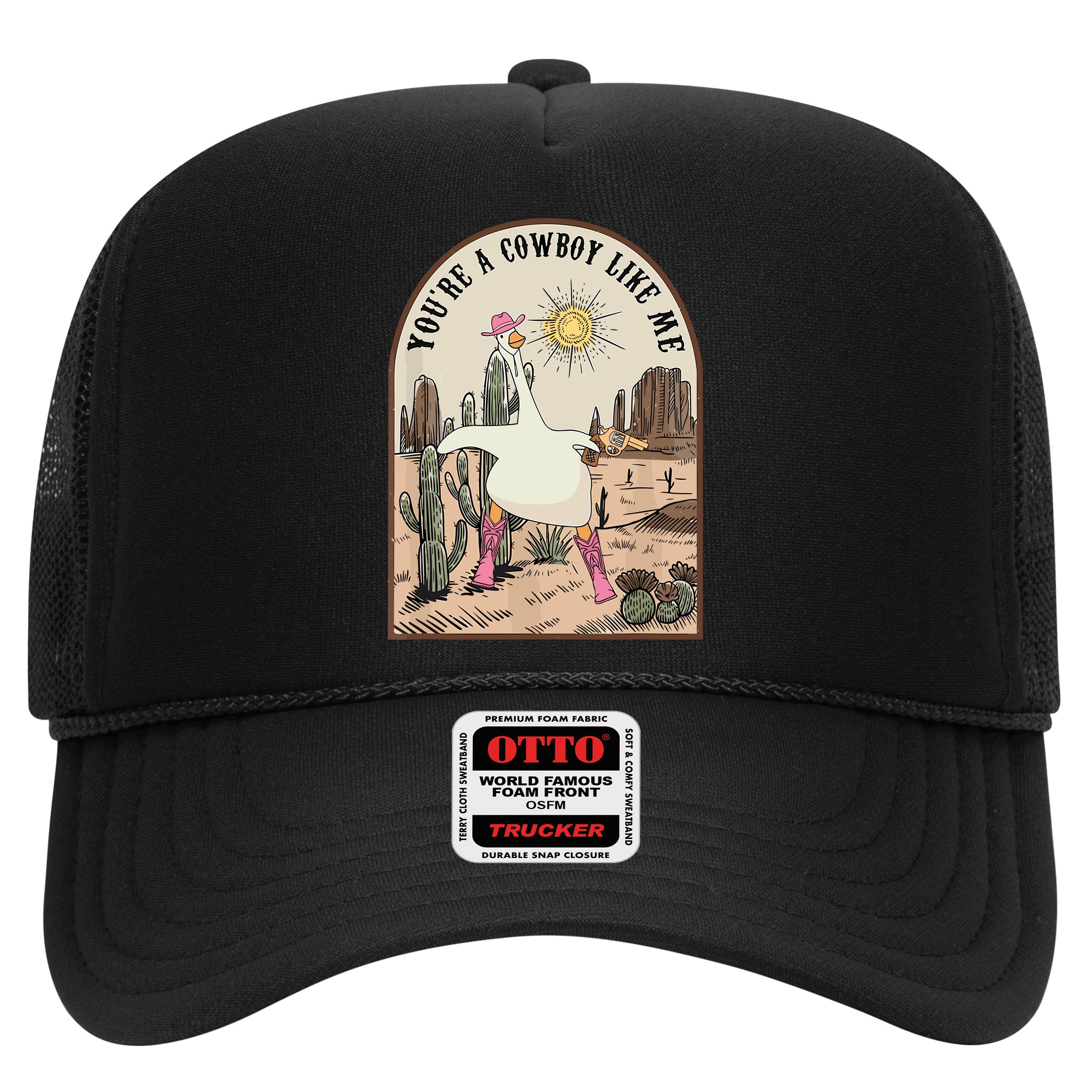 Youre Cowboys Like Me Pink Cowgirl Duck Hat