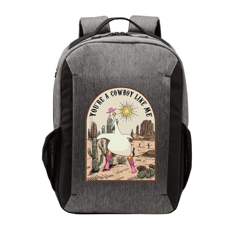 Youre Cowboys Like Me Pink Cowgirl Duck Vector Backpack