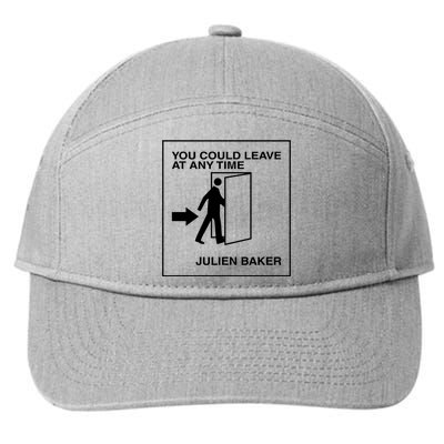 You Could Leave At Any Time Julien Baker 7-Panel Snapback Hat