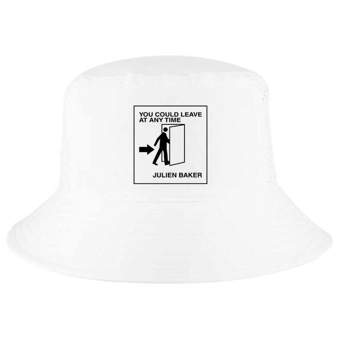 You Could Leave At Any Time Julien Baker Cool Comfort Performance Bucket Hat