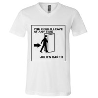 You Could Leave At Any Time Julien Baker V-Neck T-Shirt