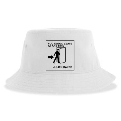 You Could Leave At Any Time Julien Baker Sustainable Bucket Hat