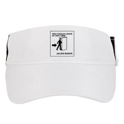 You Could Leave At Any Time Julien Baker Adult Drive Performance Visor
